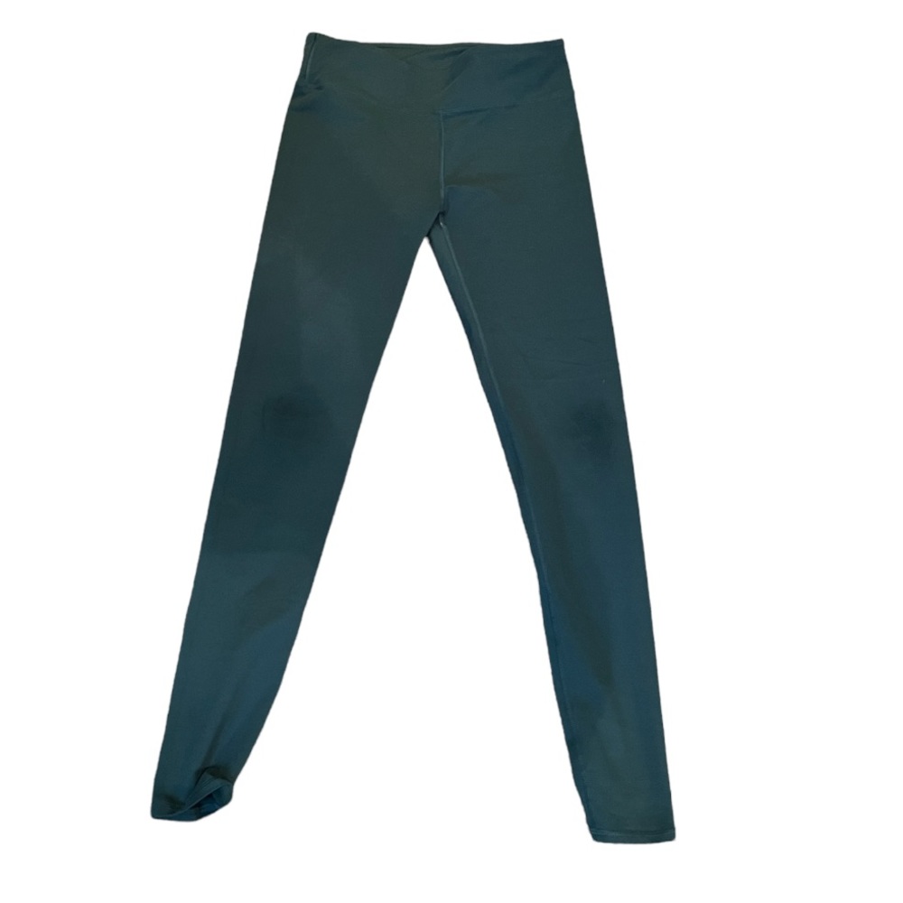 Fabletics Teal Tight Low Rise Legging Full Length Workout Athletic Athleisure XS